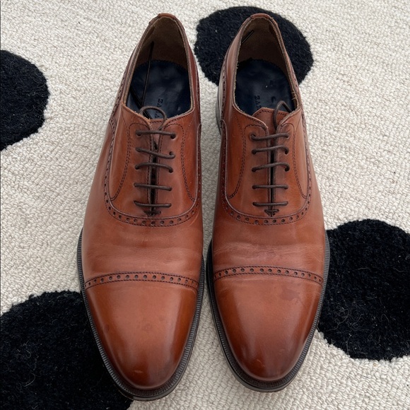 Zara Man Brown Leather Shoes